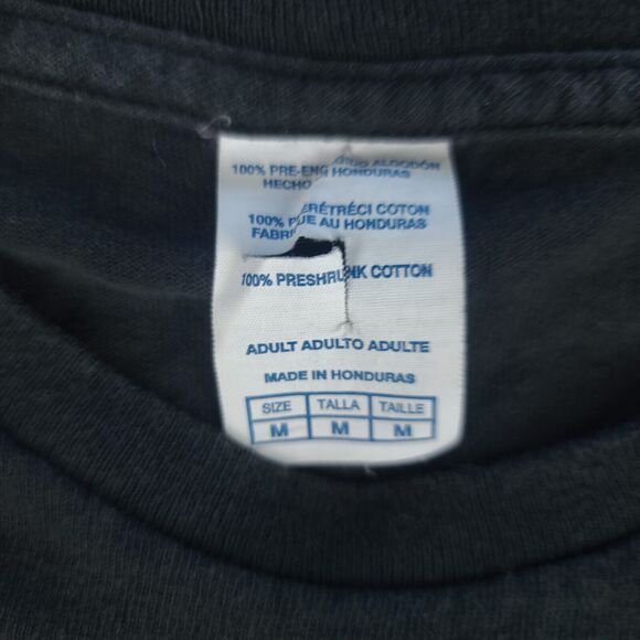 Zombies Graphic T Shirt Mens Medium Black Cotton Halloween Casual - Picture 2 of 11